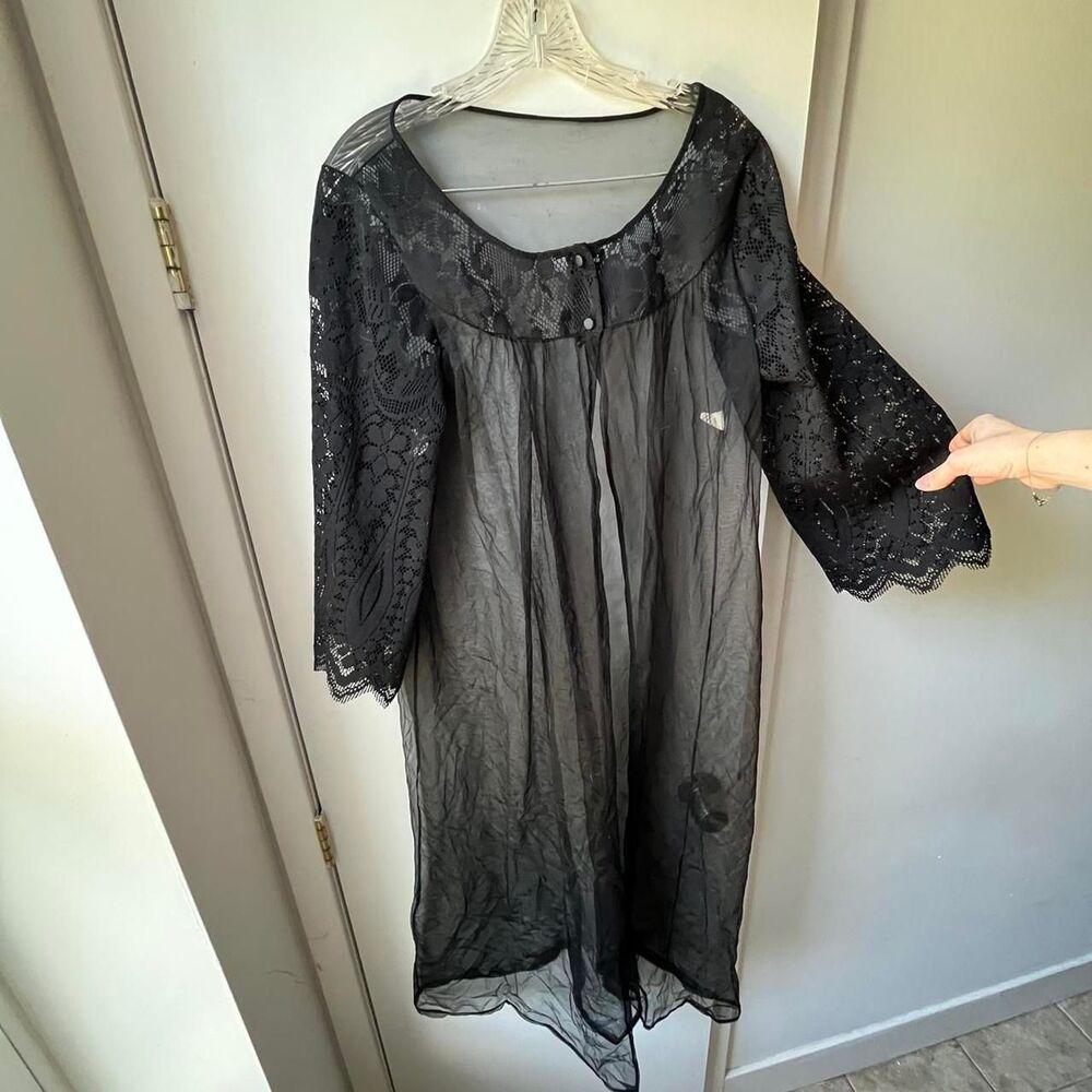 American-vintage Women's Black Robe